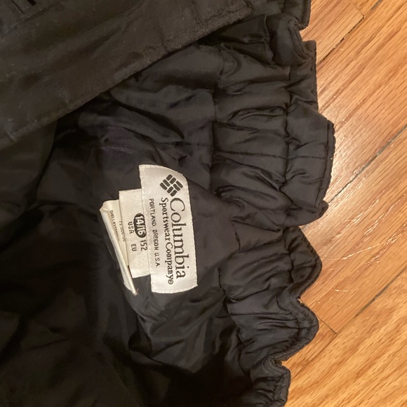Columbia snow pants- size 14/16; black - Picture 5 of 5